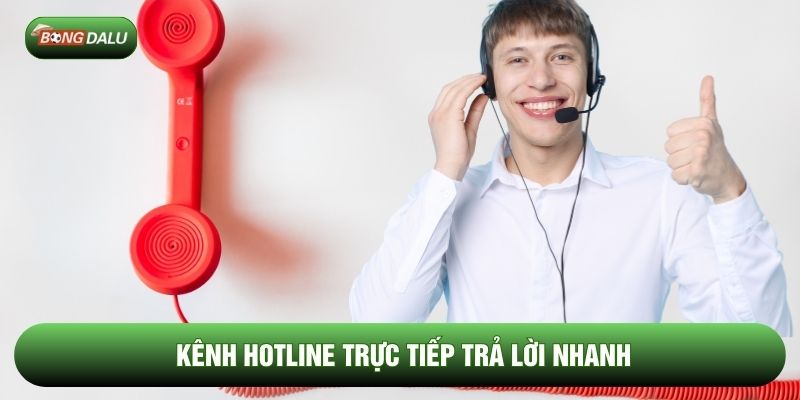 Kênh hotline trực tiếp trả lời nhanh Kênh hotline trực tiếp trả lời nhanh